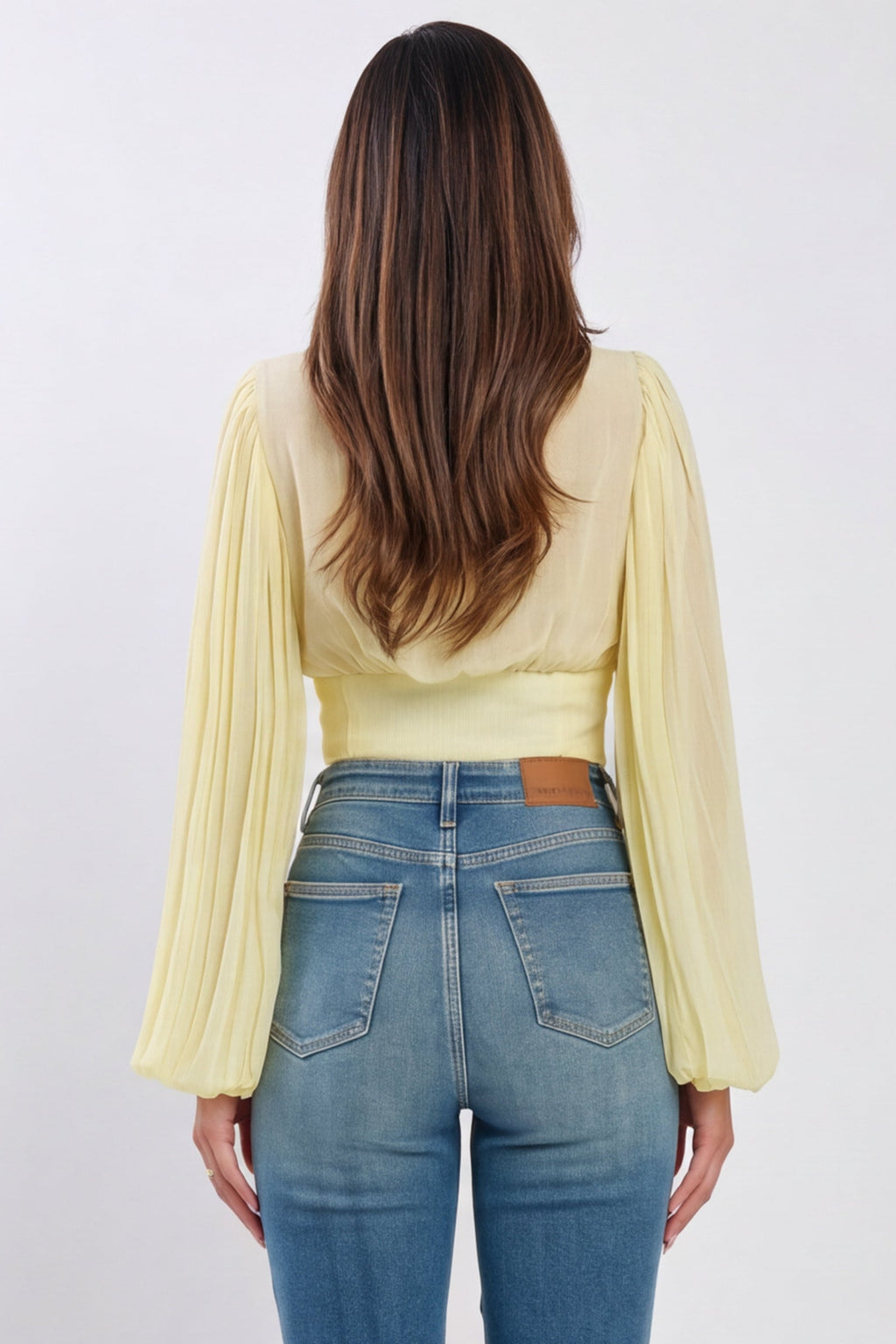 Acid Dark Wash High Waist Skinny Jeans