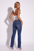 Amelia Gold Trim Sweetheart Neck Ruched Halter Top
