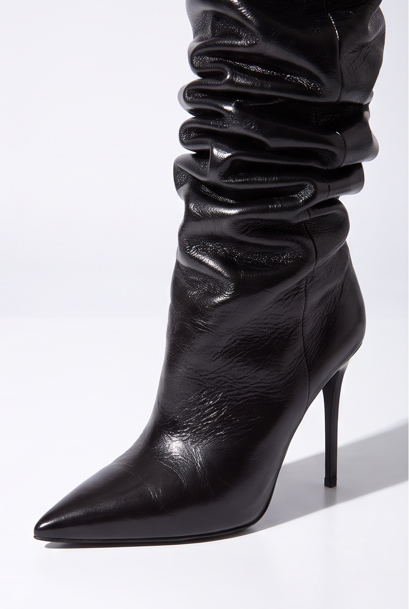 Anouk Ruched High Heel Over The Knee Boots
