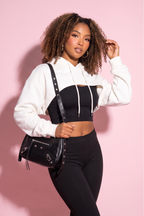 Essential Basic Rib Knit Crop Top & Flare Pants Set