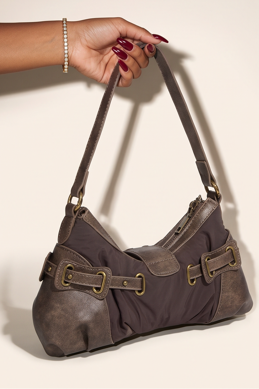 Mara Vintage Buckle Shoulder Bag
