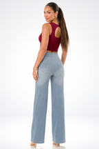 Light Wash Flare Leg Jeans