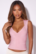 Mia Sweetheart Neckline Contour Bandage Top