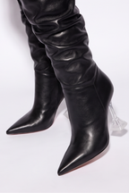 Nikita Pointed Toe Flared High Heel Thigh High Boots
