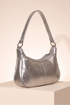 Nova Metallic Zip Detail Shoulder Bag