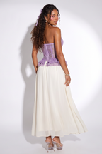 Seraphina Butterfly Lace Frill Corset Top