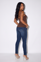 Valentina Embellished Front Halter Top