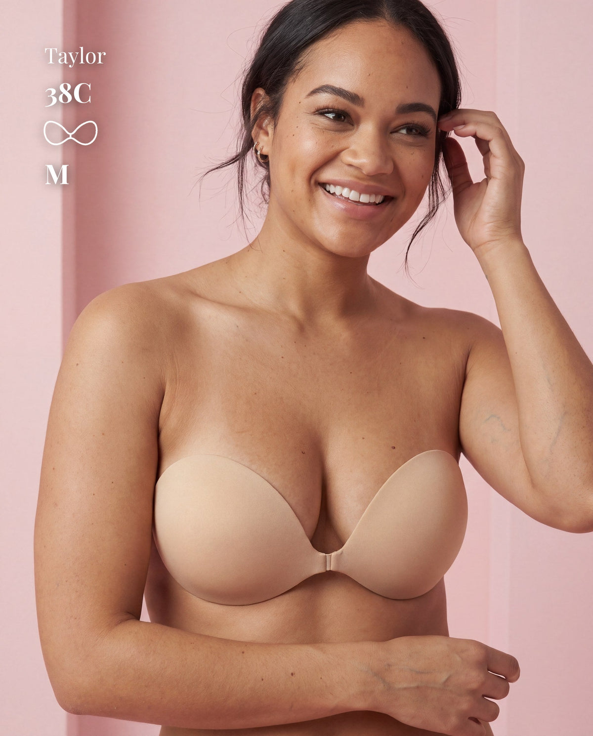 Adhesive Push-Up Backless Strapless Bra