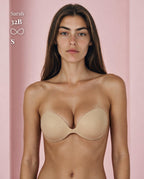 Adhesive Push-Up Backless Strapless Bra